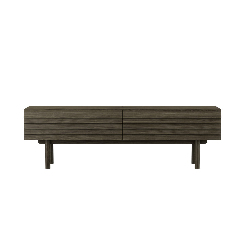 777-2719-060052-TV-stand-XL-round-legs-smoked-oil-front