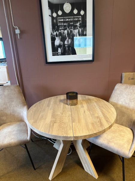 Ørn spisebord Ø100 med 1 plate